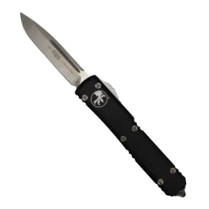 Microtech 121-4 Ultratech S/E OTF Automatic Knife Black - Satin