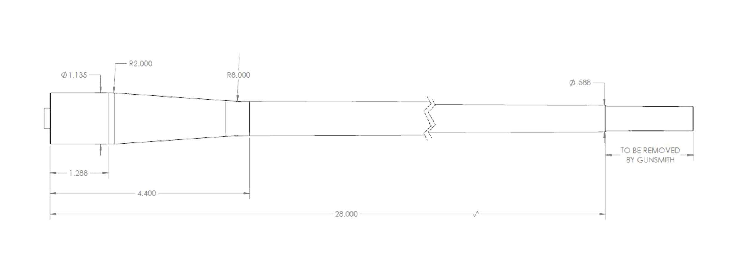 Proof Research 284 Tikka Factory Contour Steel Barrel