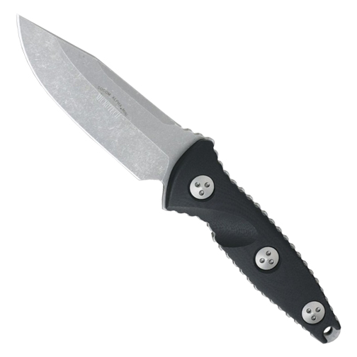 Microtech Socom Alpha Mini Fixed Knife | Black Hande - Apocalyptic Blade
