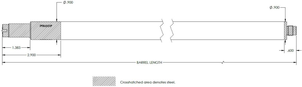 Proof Research 22 LR Tikka Pre-Fit Carbon Fiber Barrel