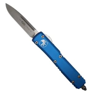 Microtech 121-10BL Ultratech S/E OTF Automatic Knife Blue - Stonewash