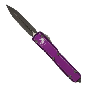 Microtech 122-10DVI Ultratech D/E OTF Automatic Knife Distressed Violet - Stonewash