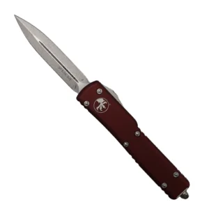 Microtech 147-10MR UTX-70 D/E OTF Automatic Knife Merlot - Stonewash