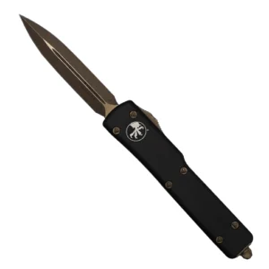 Microtech 147-13AP UTX-70 D/E OTF Automatic Knife Black - Bronzed Apocalyptic