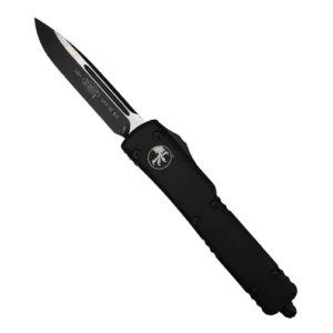 Microtech 148-1T UTX-70 S/E OTF Automatic Knife Tactical Black - Black