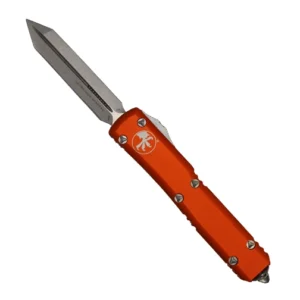 Microtech 223-10OR Ultratech D/E OTF Automatic Knife Orange - Stonewash