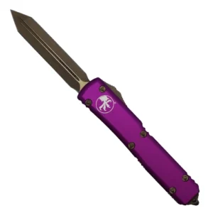 Microtech 223-13APVI Ultratech D/E OTF Automatic Knife Violet - Bronzed Apocalyptic