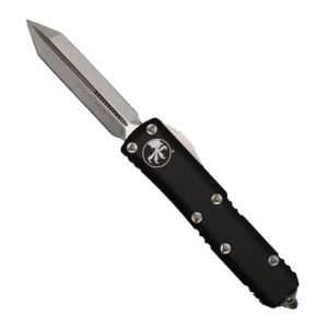 Microtech 230-10 UTX-85 D/E OTF Automatic Knife Black - Stonewash