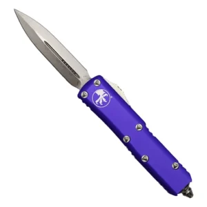 Microtech 232-10PU UTX-85 D/E OTF Automatic Knife Purple - Stonewash