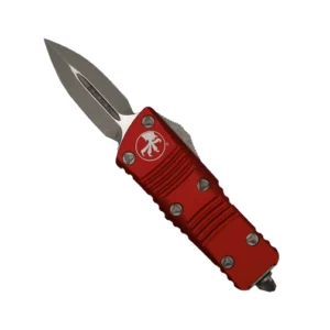 Microtech 238-10APRD Troodon Mini D/E OTF Automatic Knife Red - Apocalyptic