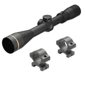 Leupold VX-Freedom 4-12x50mm Scope w/ CDS Duplex Reticle & Rifleman 1 Inch Rings Medium Height Bundle