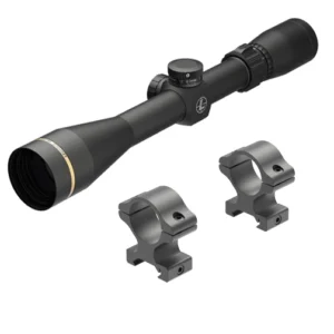 Leupold VX-Freedom 4-12x50mm Scope w/ CDS Duplex Reticle & Rifleman 1 Inch Rings High Height Bundle