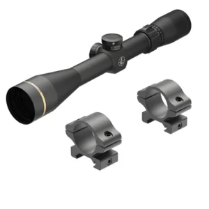 Leupold VX-Freedom 4-12x50mm Scope w/ CDS Duplex Reticle & Rifleman 1 Inch Rings Low Height Bundle