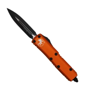 Microtech 232-1OR UTX-85 D/E OTF Automatic Knife Orange - Black