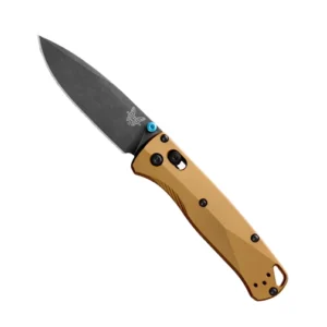 Benchmade 535BK-07 Bugout S/E Folding Knife Burnt Brass - Black DLC Battlewash