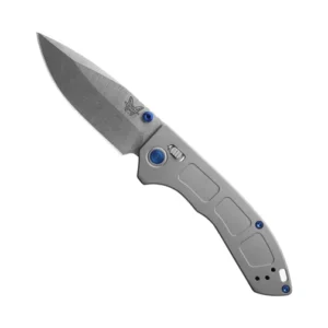 Benchmade 743 Mini Narrows S/E Manual Folding Knife Gray Titanium - Satin