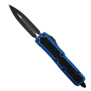 Microtech 126-1BLS Daytona Signature Series D/E OTF Automatic Knife Blue - Black