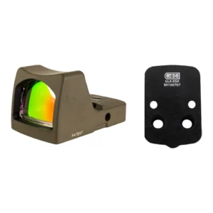 Trijicon RM01-C-700623 RMR Type 2 & C&H Precision Glock MOS V4 MIL/LEO Adapter Plate Bundle