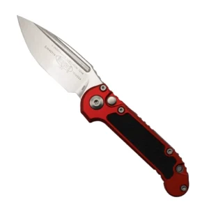 Microtech 1135-10RD LUDT Gen III S/E Automatic Folding Knife Red - Stonewash