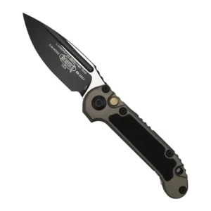 Microtech 1135-1NC LUDT Gen III S/E Automatic Folding Knife Natural Clear AI/3M Black & Grey - Black