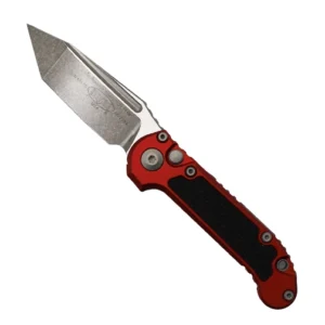 Microtech 1136-10APRD LUDT Gen III T/E Automatic Folding Knife Red - Apocalyptic