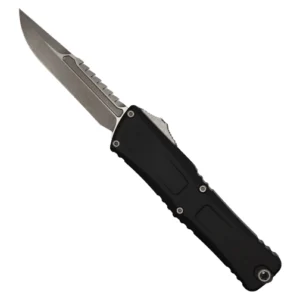 Microtech 1217-10APS Combat Troodon Gen III Interceptor Signature Series OTF Knife Black - Apocalyptic