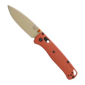 Benchmade 535TN-10 Bugout S/E Manual Folding Knife Rust Orange Grivory - Cerakote Desert Verde