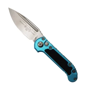 Microtech 1135-10TQ LUDT Gen III S/E Automatic Folding Knife Turquoise - Stonewash