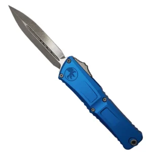 Microtech 1142-10APBL Combat Troodon Gen III D/E OTF Automatic Knife Blue - Apocalyptic