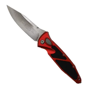 Microtech 160A-10APRD Socom Elite S/E Automatic Folding Knife Red - Apocalyptic