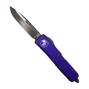 Microtech 231-10APPU UTX-85 S/E OTF Automatic Knife Purple - Apocalyptic